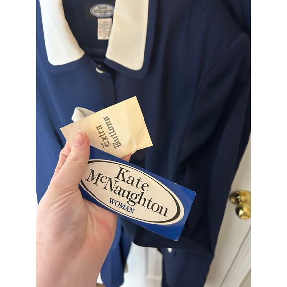 Vintage Kate McNaughton  Plus Size Women’s Navy Suit Set - Picture 6 of 13